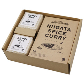 新潟スパイスカレー＆カレー専用米「華麗舞」セット　各２食入　