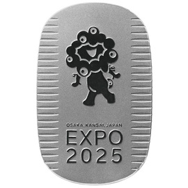 大阪・関西万博（正式名称：２０２５年日本国際博覧会）公式ライセンス　純プラチナ小判（２０ｇ）
