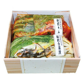 松前白菜・松前キムチ詰合せ２袋セット　１０−０−６０９