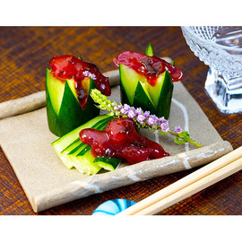 【創業４３０余年】小田原・鮑屋『梅くらげ』くらげの頭・曽我の梅使用　Ｎ０２−０４２４５４