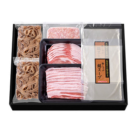 【あったかお鍋　超特価】　高円寺さぬきや監修　鹿児島もち豚〆までだしで味わう豚しゃぶ鍋　２箱セット　