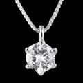 ダイヤモンド０．３ｃｔ　シンプルネックレス　Ｍ１３１−０５０００１