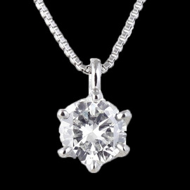 ダイヤモンド０．３ｃｔ　シンプルネックレス　Ｍ１３１−０５０００１