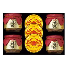 【早割】宝幸　紅ずわいがに＆焼鮭ほぐしギフト　１１３８／４７７６