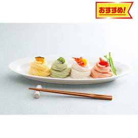 奈良「池利」夏野菜を使った三輪素麺