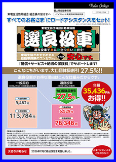自動車保険「選良役車」（THE）